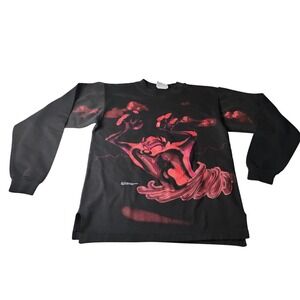 Vintage Tasmanian Devil Sweatshirt – Adult XS / Small (Fitted)‎ – Youth XL – See